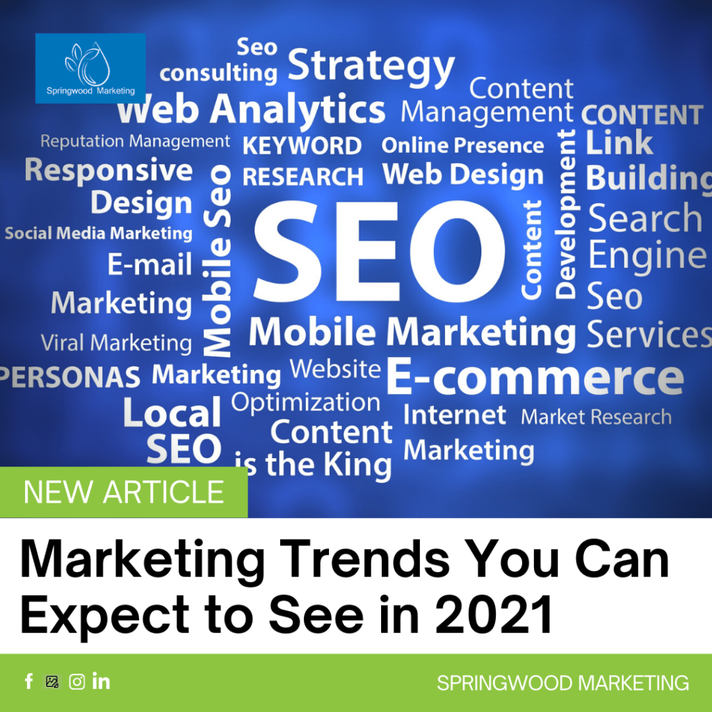 Marketing Trends You Can Expect to See in 2021