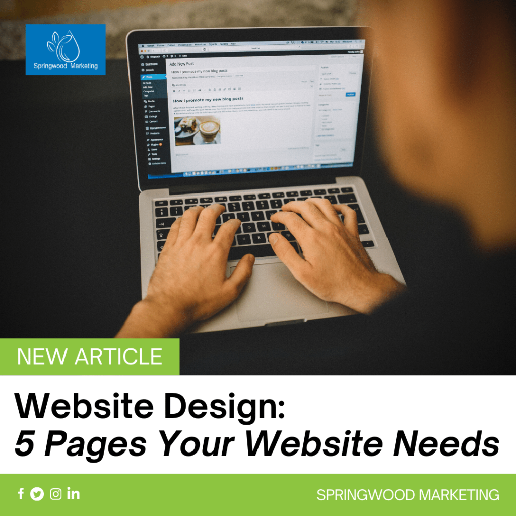 Website Design: 5 Pages Your Website Needs