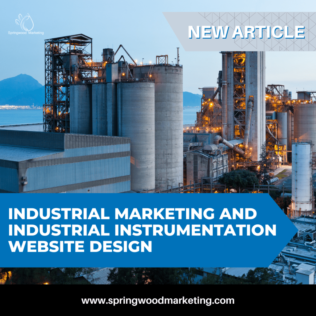 Industrial Instrumentation Website Design with Springwood Marketing