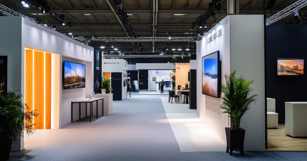 example of a trade show exhibit hall